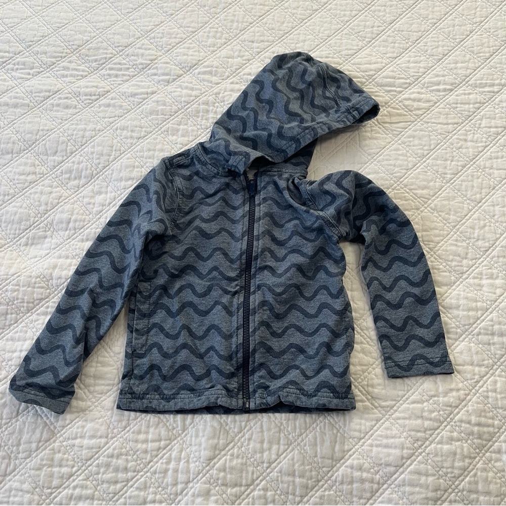 Tea 100% Cotton Toddler zip up hoodie sweatshirt